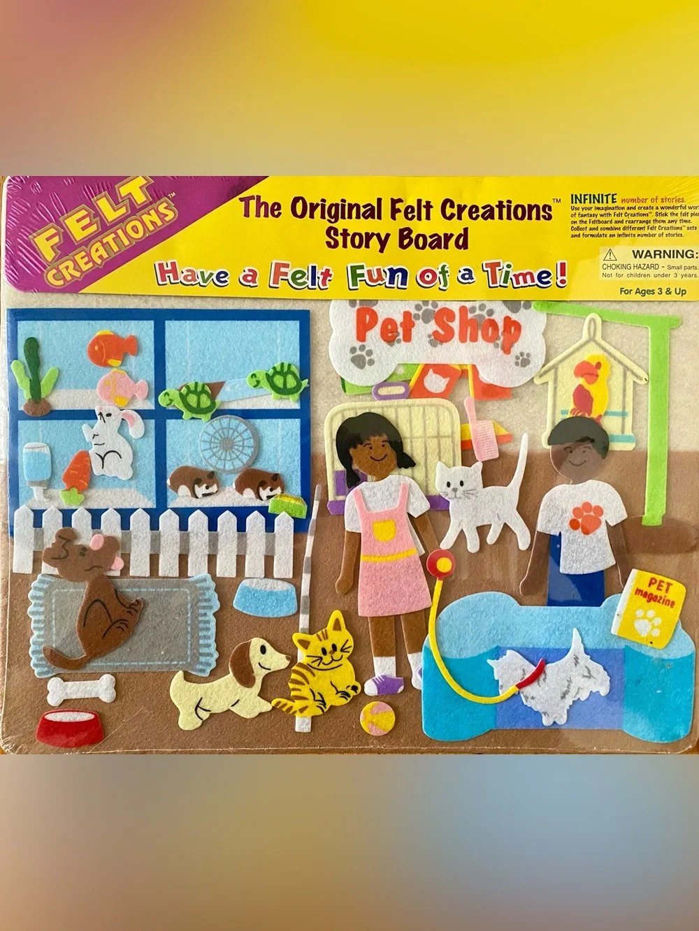 Deluxe 5 Piece Set Original Felt Creations Story Board Busy Book